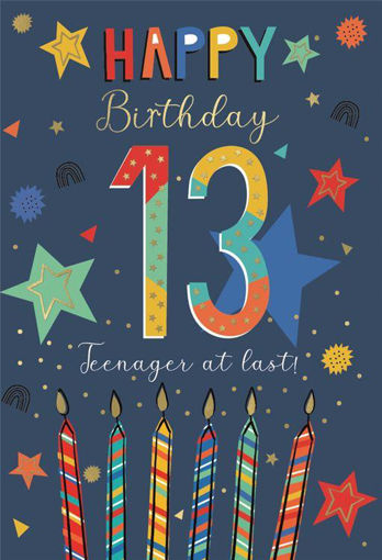 Picture of HAPPY 13TH BIRTHDAY CARD